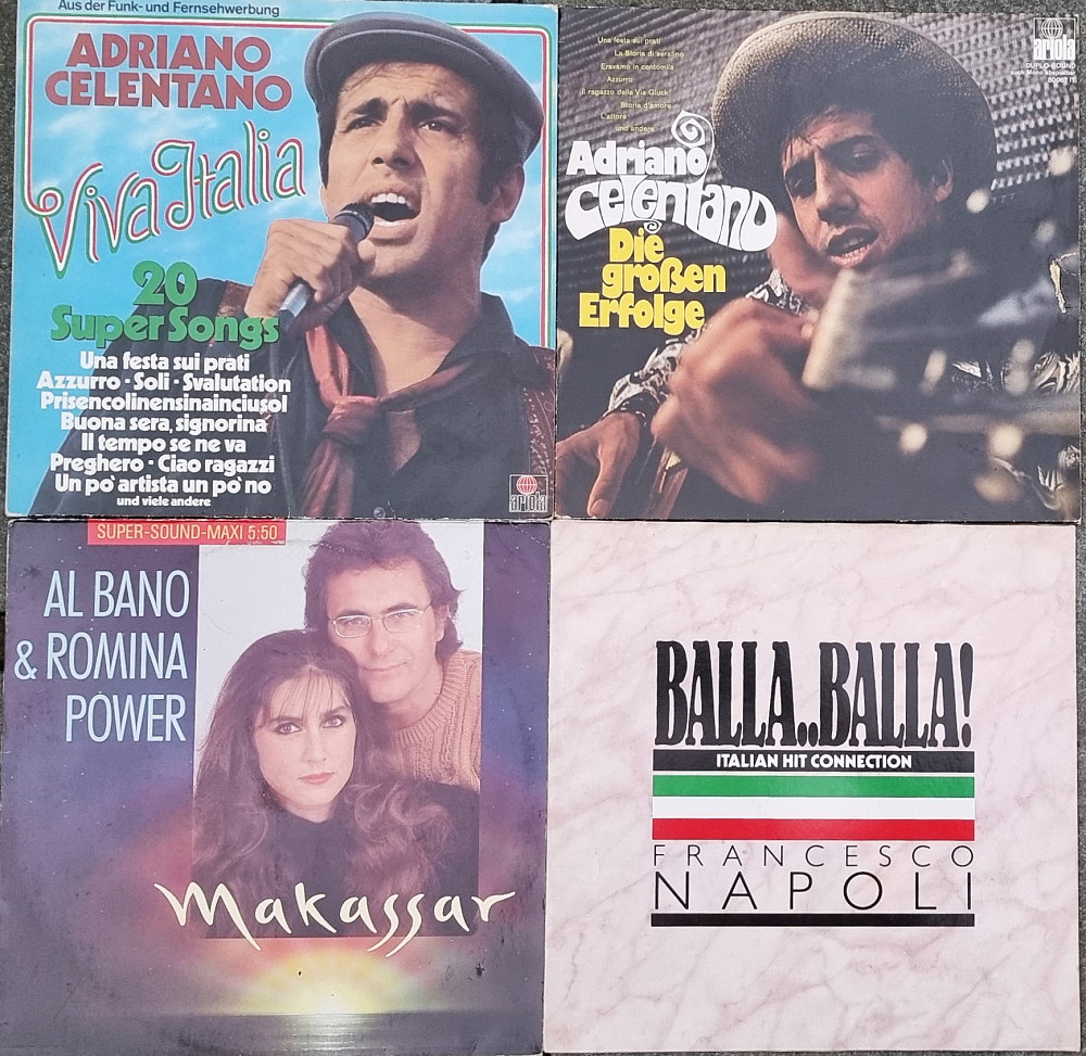 Adriano Celentano Al Bano Romina Power Francesco Napoli