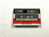 Аудиокассета TDK D 30 Type I Normal position cassette