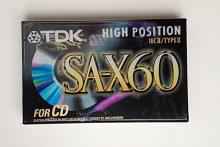 Аудиокассета TDK SA-X 60 1997