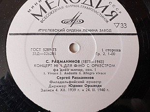РАХМАНИНОВ 1-Й и 2-Й КОНЦЕРТ ДЛЯ ФОНО С ОРКЕСТРОМ