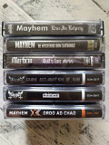 Mayhem лот 6 кассет black metal dark funeral burzum satyricon immortal