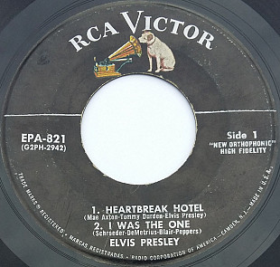 Elvis Presley ‎– Heartbreak Hotel