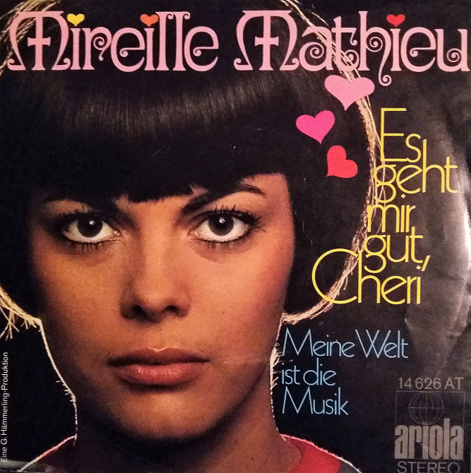 Es geht mir. Mir Mireille Mathieu. Mireille Mathieu in Liebe Mireille 1986. Mой мир - meine Welt.