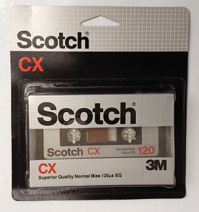 Аудиокассета Scotch CX 120 1982