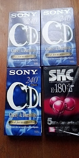 Продам неиспользованные VHS кассеты