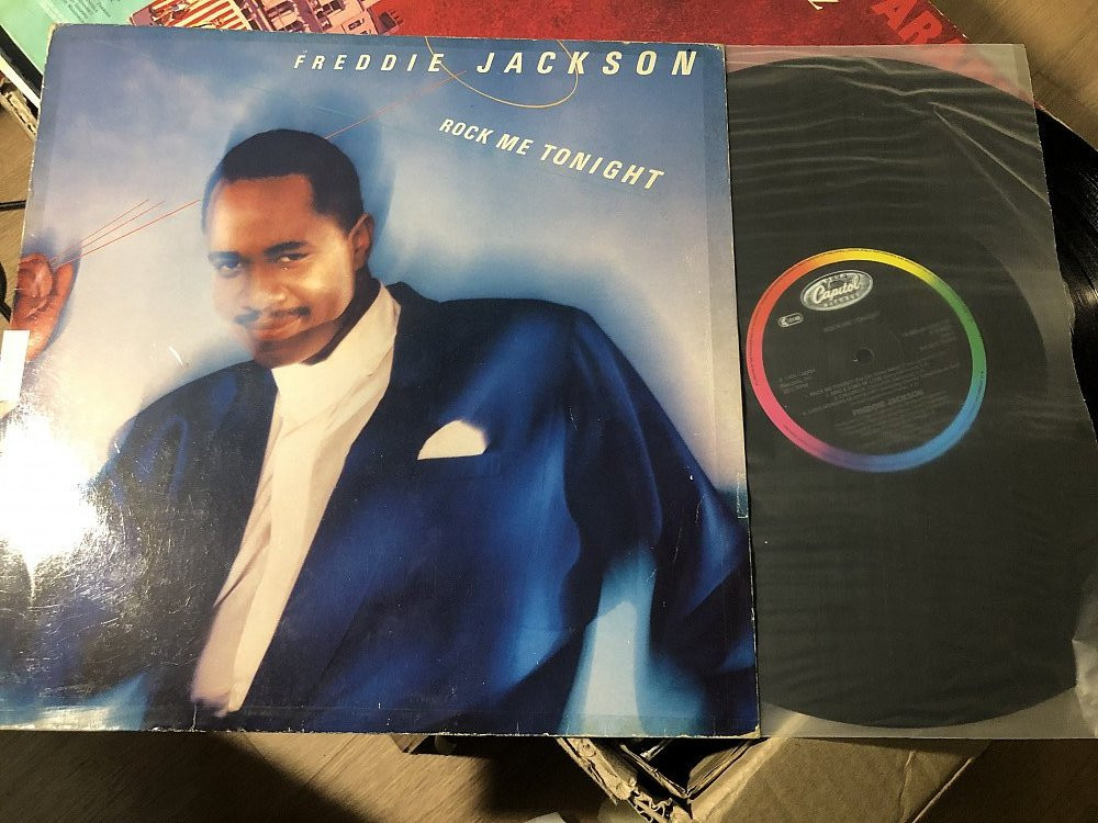 Freddie. Jackson. rock me tonight 1985 capitol | Виниловые пластинки на