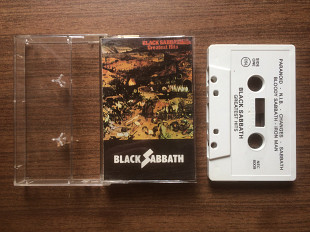 Музыкальный сборник на кассете оригинал "Black Sabbath ‎– Greatest Hits" [NEMS] [CSL NEMS 3206]