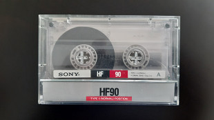 Касета Sony HF 90 (Release year: 1988)