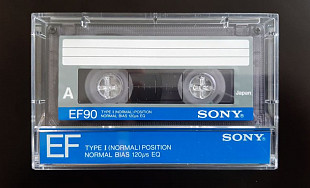 Касета Sony EF 90 (Release year: 1986) #3