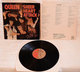 Queen ‎Sheer Heart Attack LP UK 1974 1st press EX Великобритания оригинальная пластинка