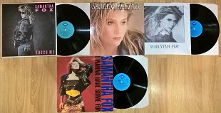 Samantha Fox (1-3 Albums) 1986-88. (3LP). 12. Vinyl. Пластинки. Jive. U.S.A. / Germany