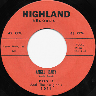 Rosie And The Originals ‎– Angel Baby