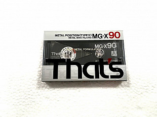 Аудиокассета That's MG-X 90 Type IV METAL