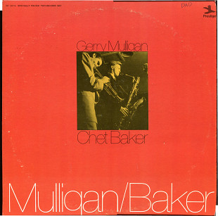 Gerry Mulligan, Chet Baker ‎2LP 1972 Mulligan / Baker (prestige