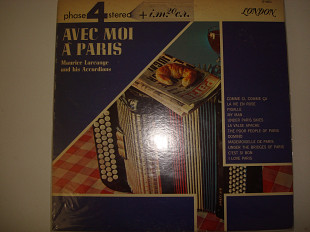 MAURICE LAREANGE & HIS ACCORDIONS-Avec moi a paris 1966 UK Folk, World, & Country