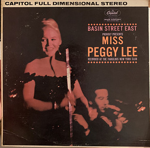 Miss Peggy Lee ‎– Basin Street East