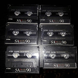Аудиокассеты TDK SA 90 . разные .