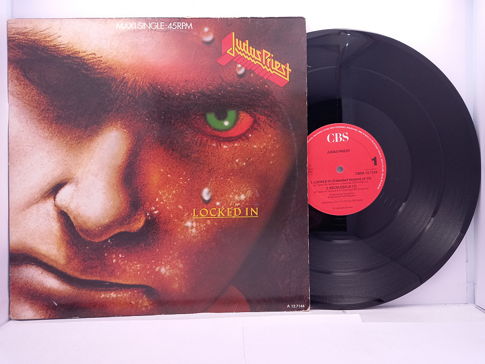 Judas Priest Locked In MS 12" 45RPM (Прайс 32970) Виниловые пластинки на
