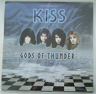 KISS Gods Of Thunder LP Blue NM