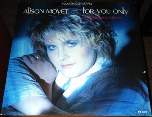 Alison Moyet ‎– For You Only (Extended New Version)(12", 45 RPM, Maxi-Single)(1985)(made in Holland)