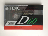 Аудиокассета TDK D 60 1990