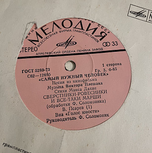 Самый нужный человек - песни из фильма