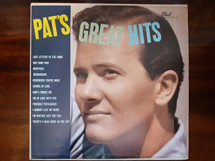 Виниловая пластинка LP Pat Boone – Pat's Great Hits