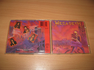 MEGADETH - Peace Sells (1986 Capitol 1st press, USA)