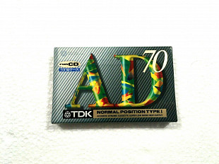 Аудиокассета TDK AD 70 Type I Normal Position cassette