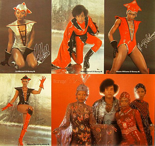 Boney M 1978 postcard