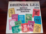 Виниловая пластинка LP Brenda Lee – Sings Songs Everybody Knows