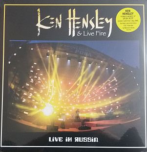 Ken Hensley & Live Fire "Live In Russia" 2LP Gatefold.