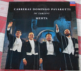 LP Carreras Domingo Pavarotti-In Concert , EMI, Germany 1990