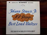 Двойная виниловая пластинка LP Johann Strauss Jr. - 101 Strings – Best Loved Waltzes