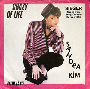 Sandra Kim - "Crazy Of Life/J'Aime La Vie" 7' 45RPM