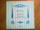 Recital de muzica vocala (17-18 вв.) (лам. конв.)-M-Румыния
