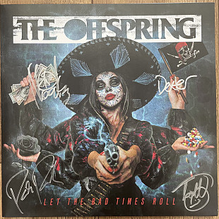 The Offspring ‎– Let The Bad Times Roll ( платівка з автографами) (Black/Blue Marble Vinyl)