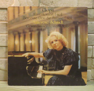Chopin, Annerose Schmidt, Gewandhausorchester Leipzig 1986 (GDR)