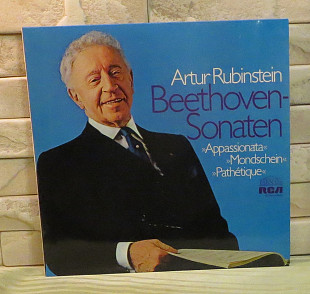 Beethoven, Artur Rubinstein – Beethoven-Sonaten "Appassionata", "Mondschein", "Pathétique" 1973 Germ