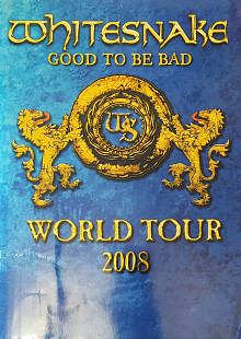 WHITESNAKE GOOD TO BE BAD TOUR PROGRAMME SIGNED BY ALL BAND MEMBERS