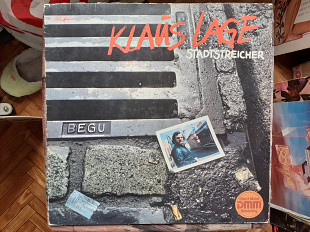 Виниловая пластинка LP Klaus Lage Und Druck ‎– Stadtstreicher