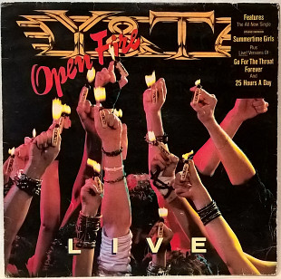 Y&T - Open Fire. Live - 1985. (LP). 12. Vinyl. Пластинка. Yugoslavia.