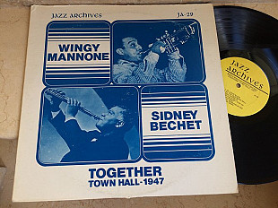 Wingy Manone = Wingy Mannone + Sidney Bechet ‎– Together (Town Hall - 1947) ( USA ) JAZZ LP