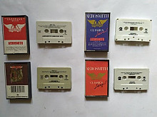 Aerosmith лот 4 студийные аудиокассеты США фирменные кассеты