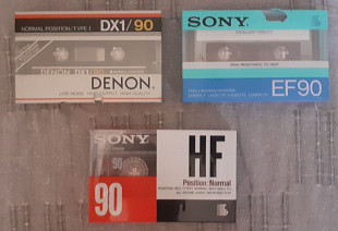 Аудио кассеты Denon Sony .