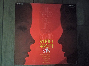 Fausto Papetti I'll never Fall In Love Again LP Durium 1968 Italy