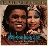 Jermaine Jackson / Pia Zadora - Wenn The Rain Begins To Fall - 1984. (EP). 12. Vinyl. Пластинка. Ger