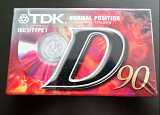 Касета TDK D 90 (Release year: 1997)