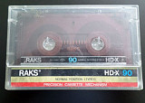Касета Raks HD-X 90 (Release year: 1988)
