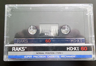 Касета Raks HD-X I 60 (Release year: 1988)